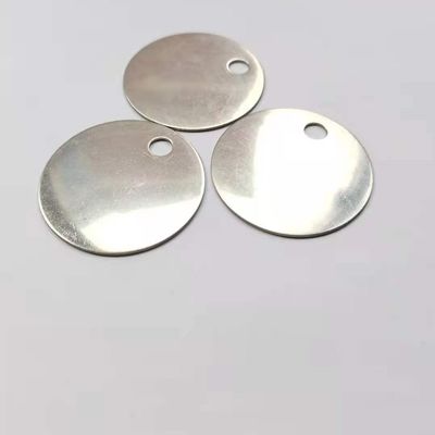 Round SS316 Cable Marker Plate Corrosion Resistance Stainless Steel ID Tag