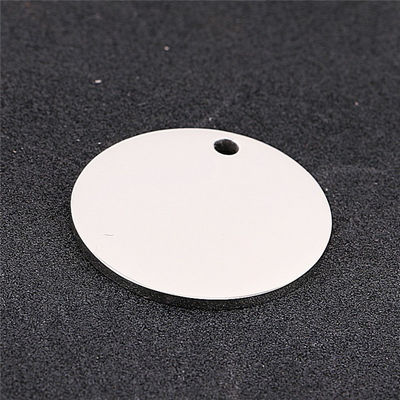 Round SS316 Cable Marker Plate Corrosion Resistance Stainless Steel ID Tag