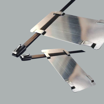 316 Stainless Steel Cable Marker Plate 10mmx89mm Gravure Printing Laser Printing
