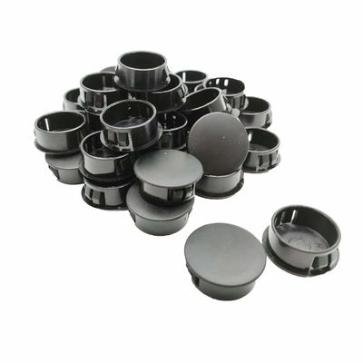 25mm Width PE Nylon Hole Plugs White Black Gray Color 100pcs/bag